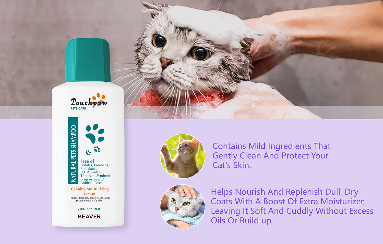 argan vitamin e moisturizing pet shampoo